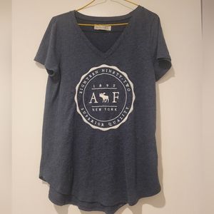 Abercrombie & Fitch Women V Neck Tee
